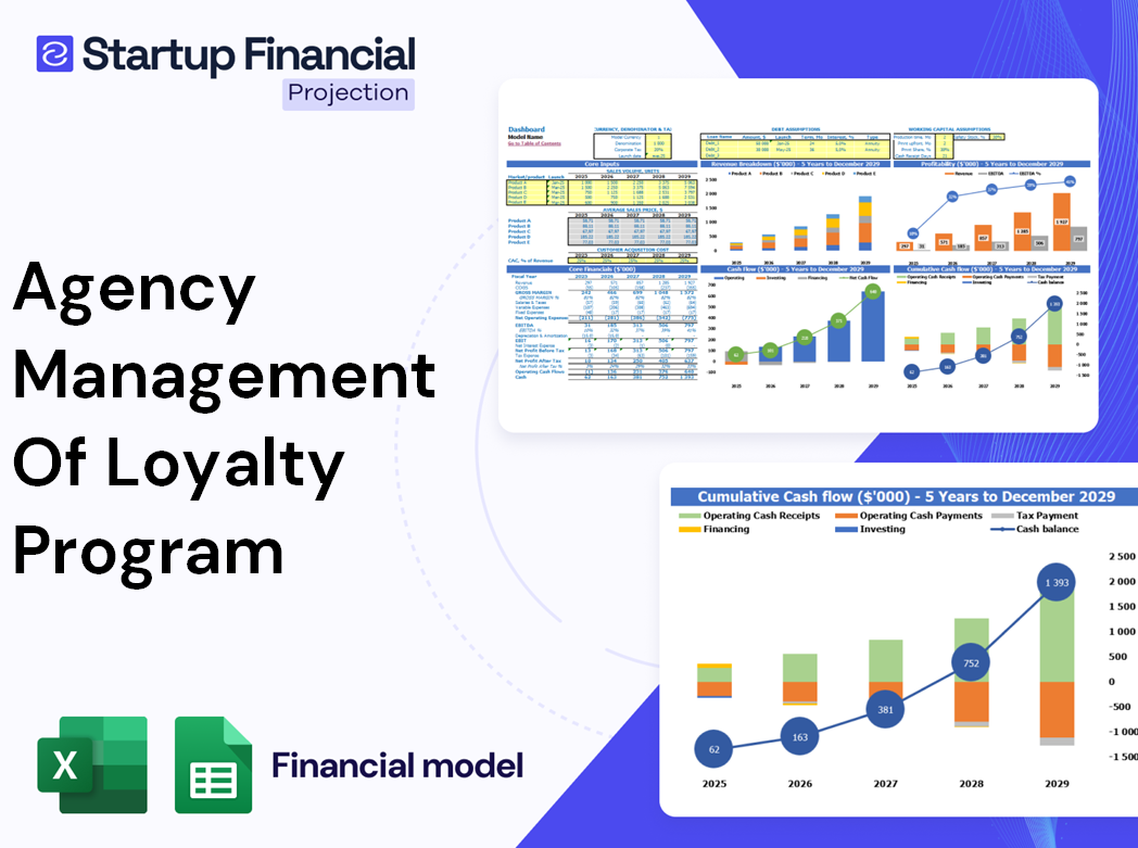 Agency Management Of Loyalty Program Financial Model