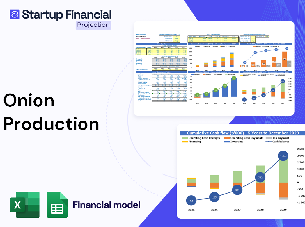 Onion Production Financial Model